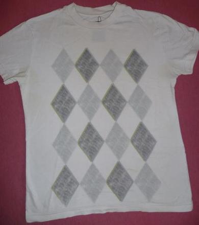 Vertus-značk.kárované tričko m/l, m