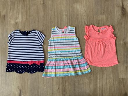 Tričká a šaty veľkosť 86,92, 86–98