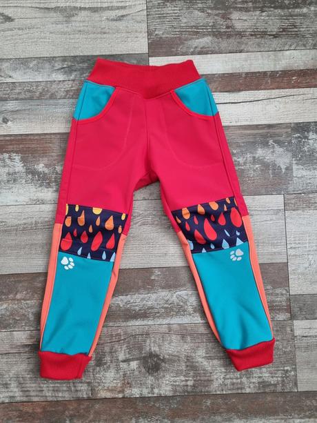 Softshelove nohavky, 98