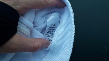 Biela mikinka next, next,80