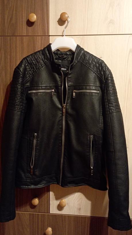 Pánska koženkova bunda, clockhouse,xs