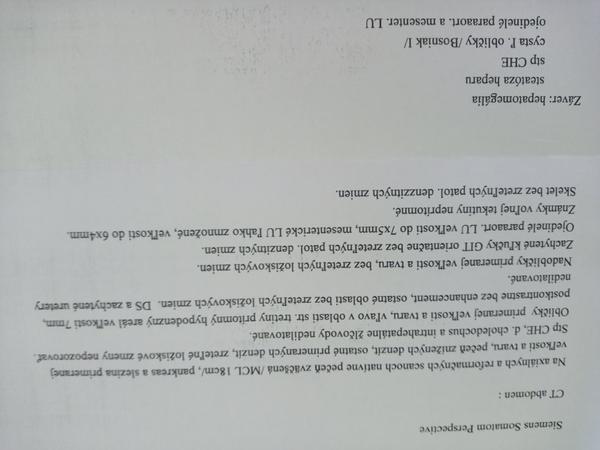 Sú moje výsledky z CT vyšetrenia v poriadku?