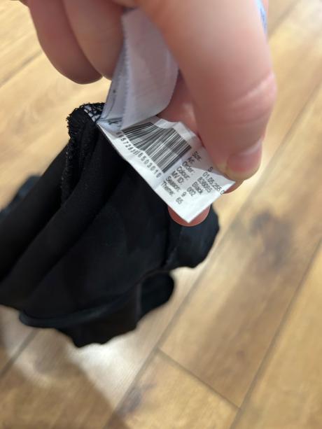 Čierny čipkovaný top, new yorker,s