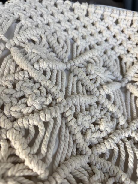 Macrame kabelka s podsivkou pre boho etno hippie s, 