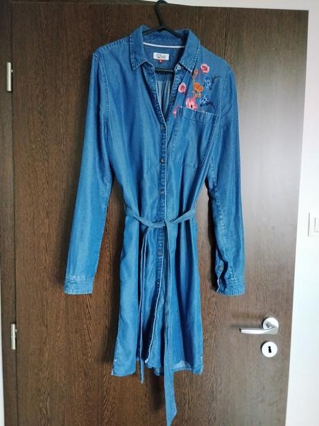 Riflové šaty tommy hilfiger, tommy hilfiger,s