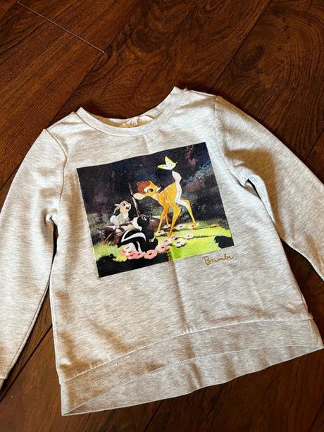 Mikina h&m bambi 110/116, h&m,110