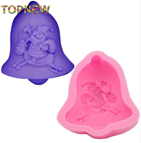 Silikónová forma zvonček so santom, sf-343,