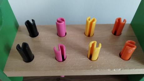 Drevená zatĺkačka ikea mula+pyramída kubus, 