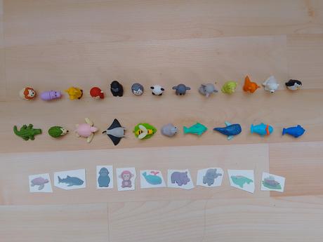 Veľká sada gumených zvieratiek, 