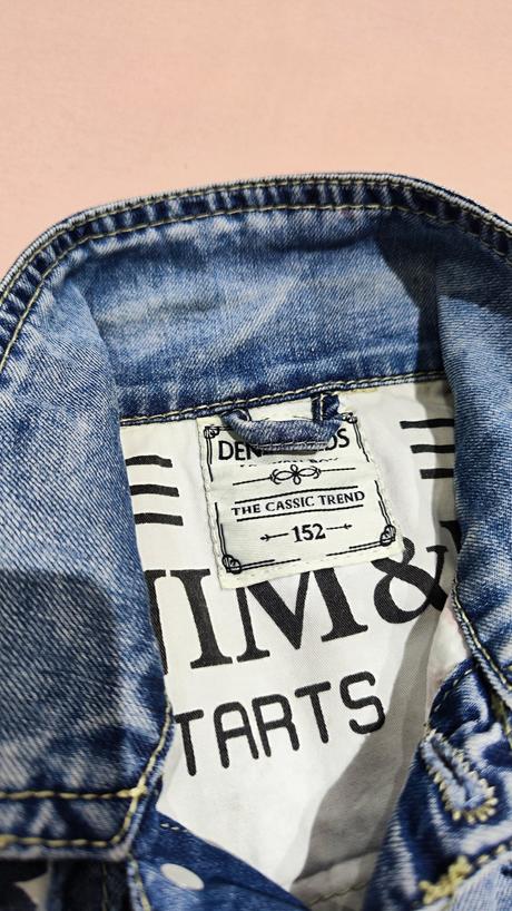 Riflová vesta, denim,xs