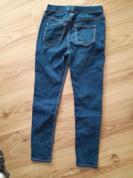 Elastické rifle, h&m,140