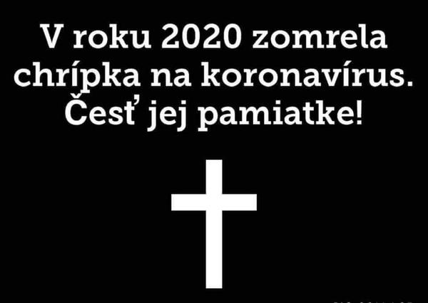 Zbohom chrípka. Prosím minútu ticha