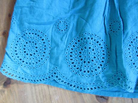 Tyrkysová suknička, bershka,m