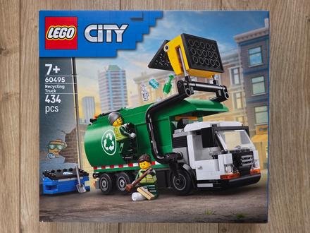 Lego city 60495 recyklačný nákladiak,