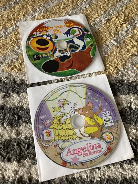 Dvd connie the cow ii. a angelina ballerina,