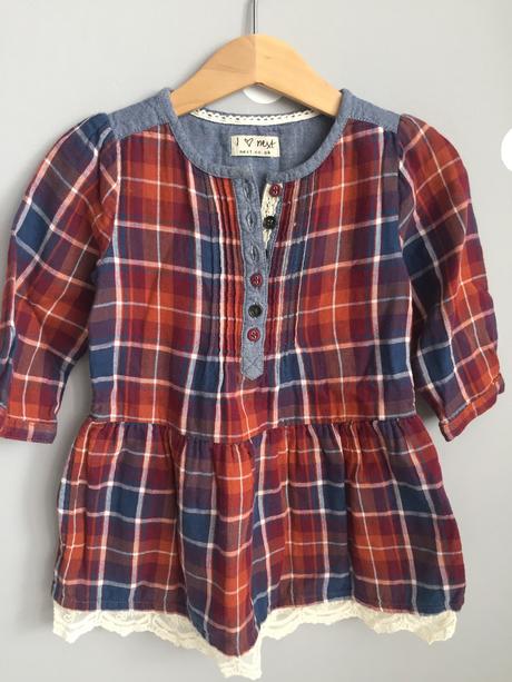 Šaty raz oblecene, next,80