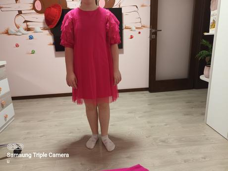 Cyklamenové šaty, mayoral,158