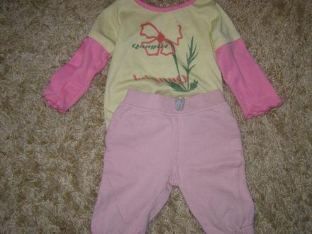 Dievčenská súprava na domáce oblečenie , f&f,68