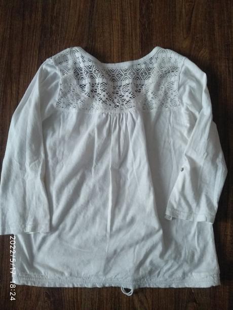 Biely top, takko,m