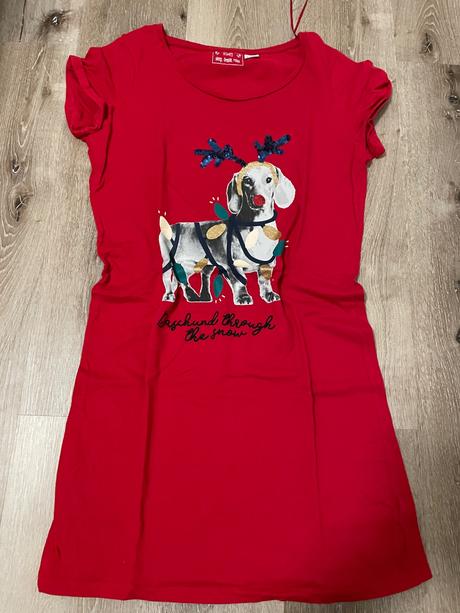 Vianočné pyžamo s jazvečíkom, f&f,s