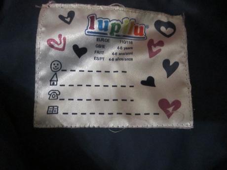 Nepremokavá bundička 110/116, lupilu,116