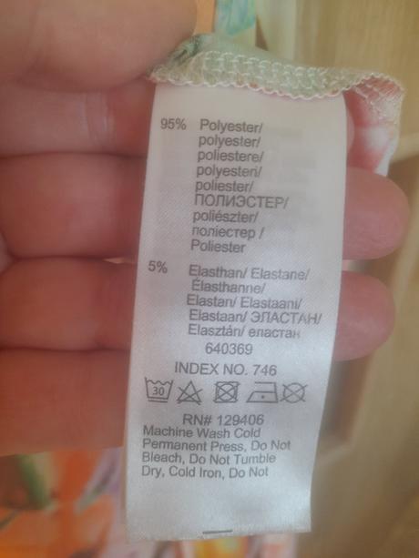 Šaty na ramienka s rozparkom, m