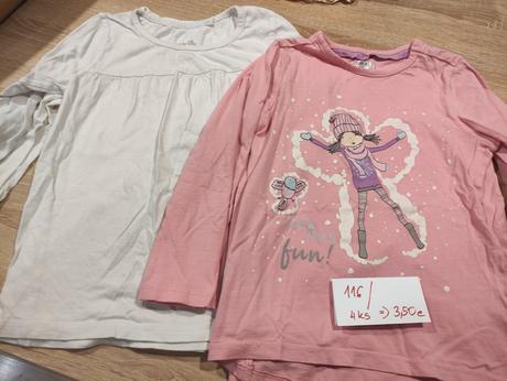 Tričko s dlhým rukavom, 116