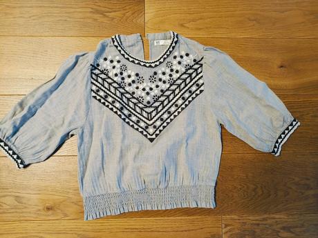 Blúzka s výšivkou, zara,xs