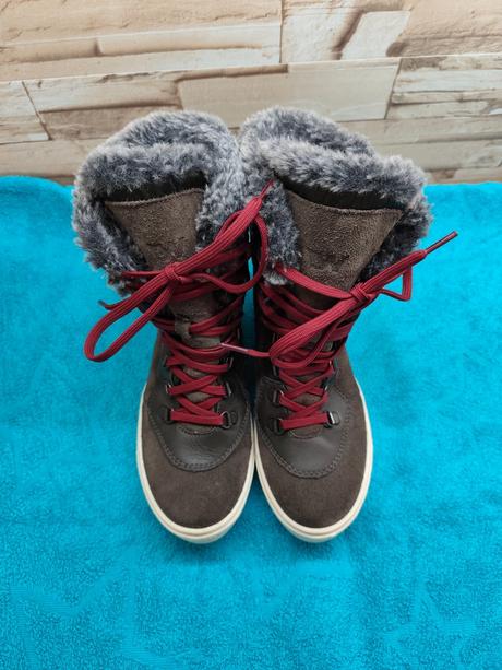 Weinbrenner 36 - dámske kožené zateplené topánky s, 36