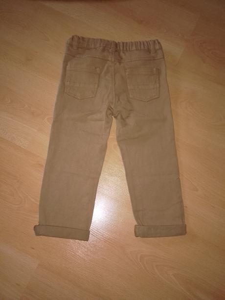Svetlo hnedé nohavice 2-3r., 98