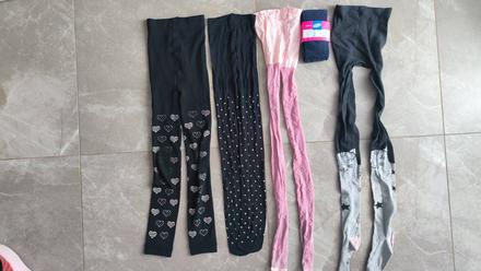 Nové a zánovné pančuchy pre dievča v.146,152 a 158, 152