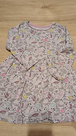 Šaty s mačičkami, h&m,110