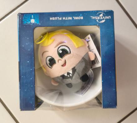 Baby šéf, miska + plyšová hračka, 