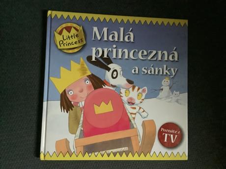 Mala princezná a sánky,
