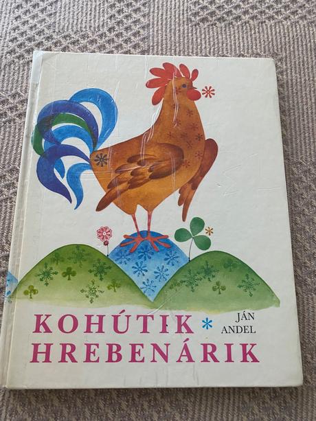 Krásna stará retro kniha kohútik hrebenárik 1978,,