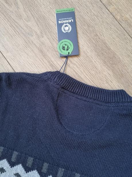 Pánsky pleteny sveter lerros xl, xl