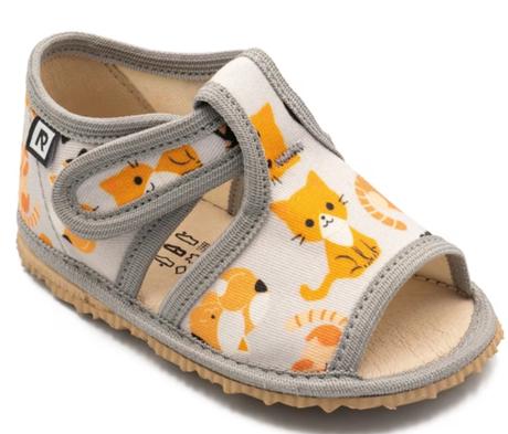 Rak inovatívne papučky mačky - skladom, rak,19 - 32