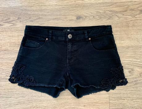 Rifľové kraťasy, h&m,34