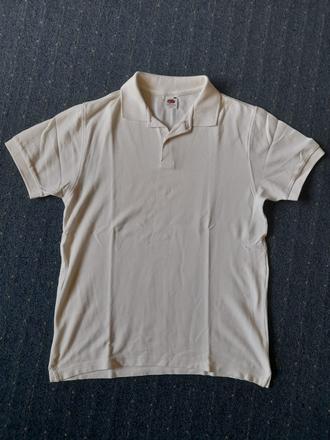 Biele elegantne tričko/ biela pokokošeľa, m