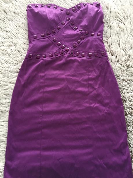 Spoločenské šaty, fialové, m