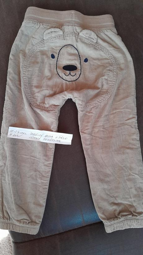 Rôzne druhy nohavic od 86-104, 86