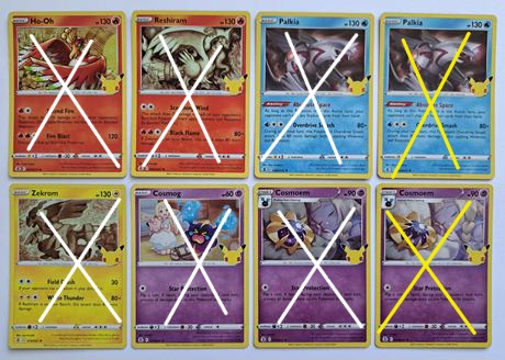 Pokémon karty "celebrations 2021",