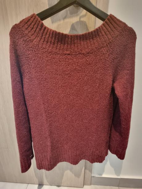 Bordová sveter camaieu, camaieu,m