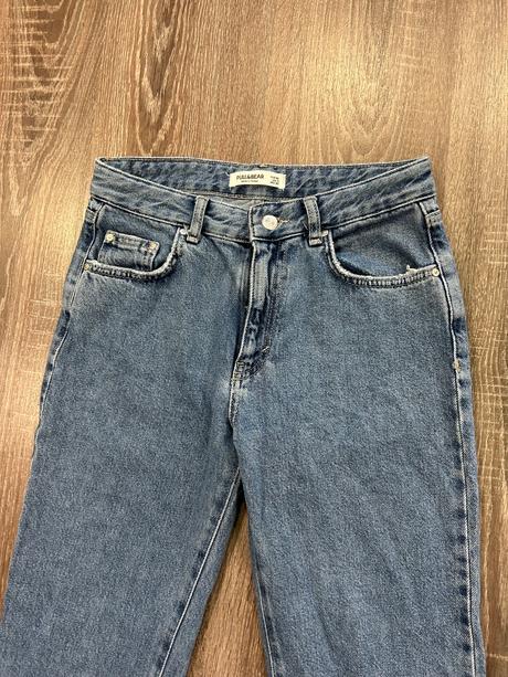 Pull&bear široke damske rifle č.s, pull&bear,s