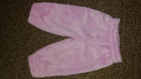 Hrubšie plyšové nohavice, herma,74