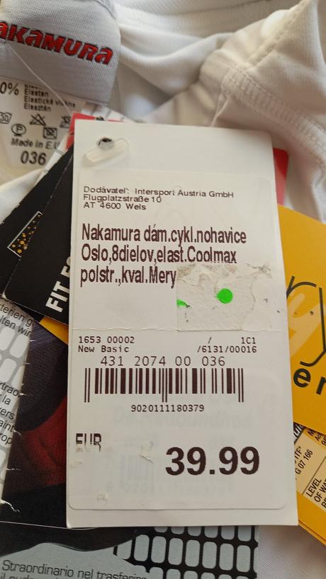 Cyklistické šortky nakamura, 36