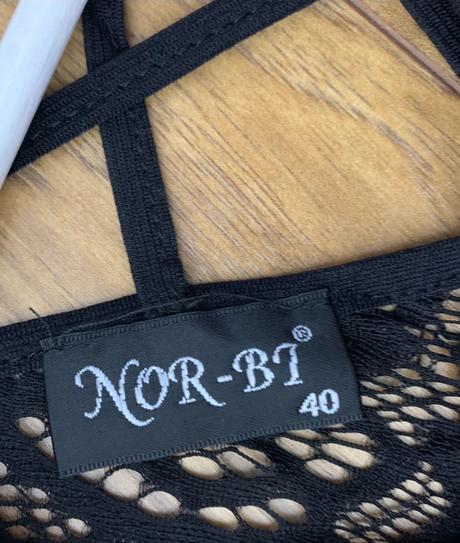 Čierne šaty/čipkované, l