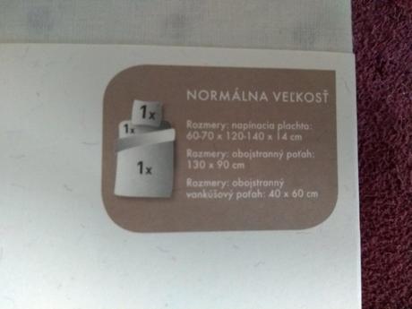 Obojstranná posteľná bielizeň, 3-dielna, 
