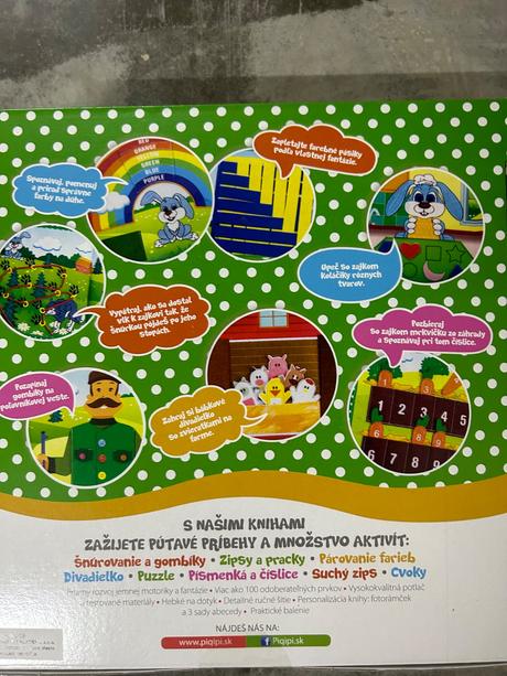 Piqipi interaktívna knižka zajko -pc 50 eur,