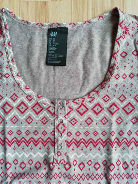 Pyžamo, h&m,xs